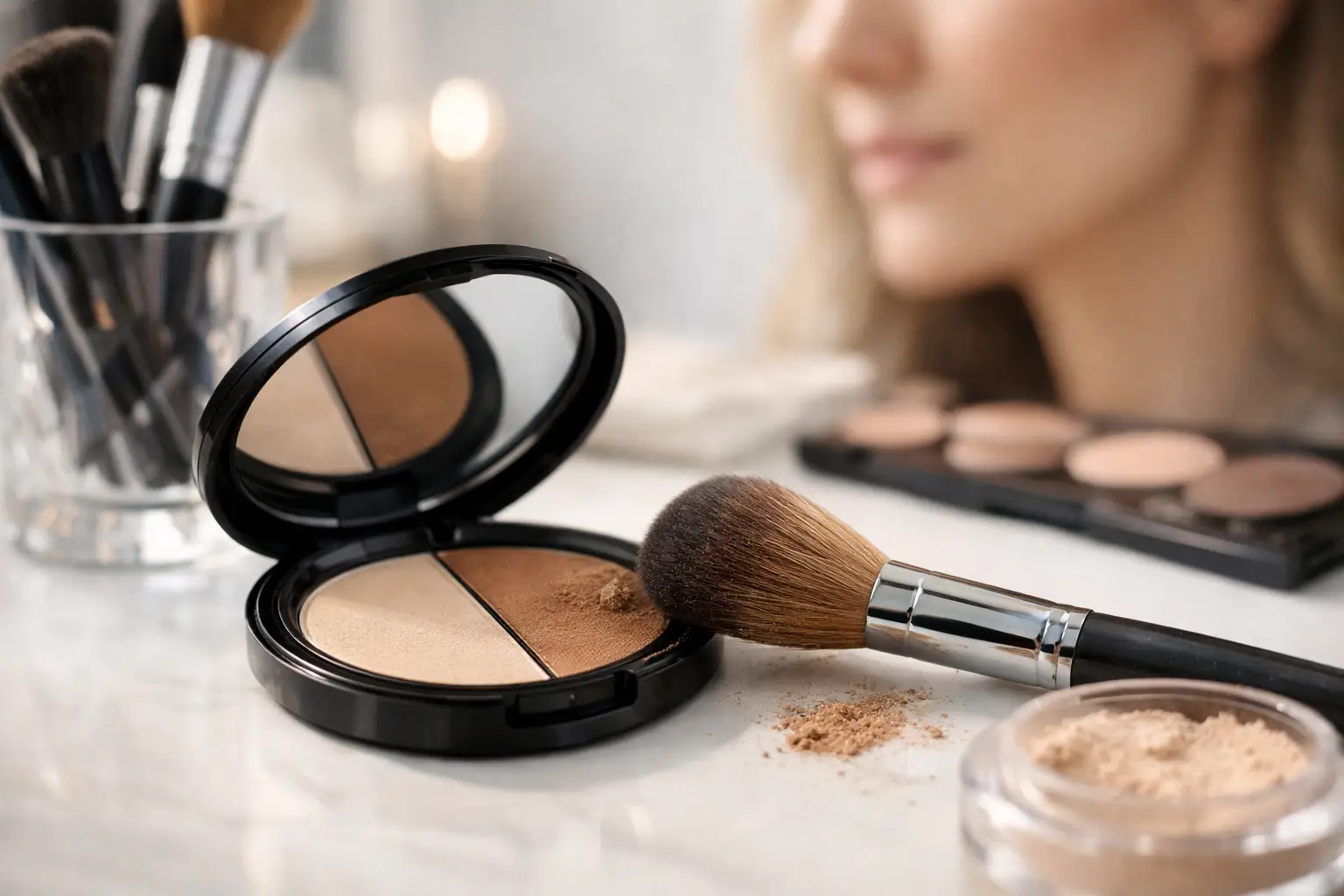 How to Use Sculpting Powder for Soft Definition