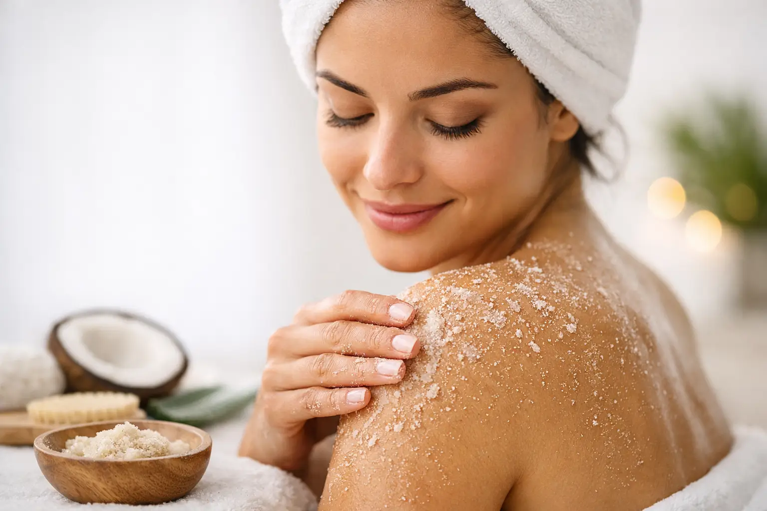 Body Peeling for Softer, Brighter-Looking Skin